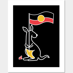 Australian Aboriginal Flag Posters and Art